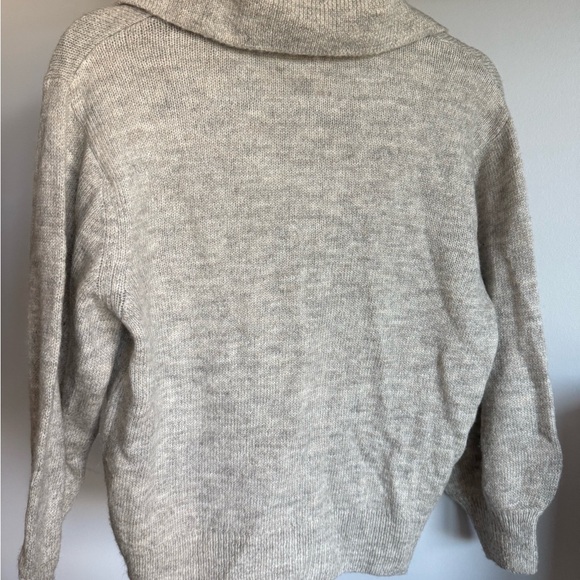 Mango Light Gray Knit Sweater - Picture 3 of 3